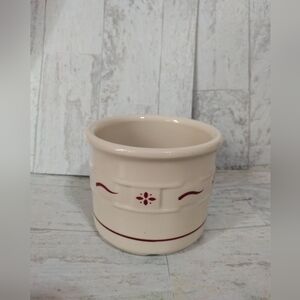 Very nice Longaberger pottery bowl/candle holder Excellent